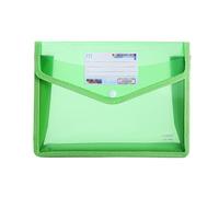 Portafolio Carpeta, 2 unidades, carpetas de plástico, encuadernación económica.(A4 Green)