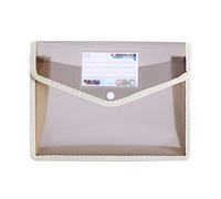 Portafolio Carpeta, 2 unidades, carpetas de plástico, encuadernación económica.(A4 Grey)