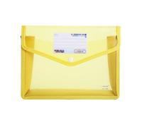 Portafolio Carpeta, 2 unidades, carpetas de plástico, encuadernación económica.(A4 Yellow)