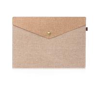 Portafolio Carpeta, 2 unidades, carpetas de plástico, encuadernación económica.(Beige S+Beige L)