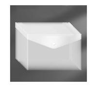Portafolio Carpeta, 25 unidades, carpetas de plástico, encuadernación económica.(Thick White)