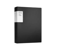 Portafolio Carpeta, 5 unidades, carpetas de plástico, encuadernación económica.(Black)