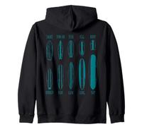 Portafolio de Surfistas Tablas de surf Olas Surf Niño Niña Sudadera con Capucha