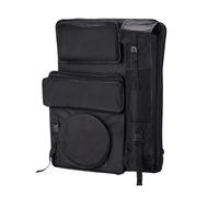 Portafolio multifuncional for artistas, mochila for bocetos y pinturas artísticas, bolsas de transporte grandes impermeables, mochilas de almacenamiento de herramientas Para Obras De Arte(Black)