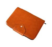 Portafolio para Tijeras de Peluquería con Divisor Central - Funda de PU Cuero para Organizar y Proteger Tijeras Profesionales- MarrÓn