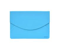 Portafolio Sobre con cierre de V-LOCK A4 Dynamic Colors -REF.70110 TU- en Símil Piel en colores combinados con Interior en Tela por Office Box (A4, Turquesa)