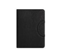 Portafolios de peso con cremallera, mango grueso, cómodo de cuero, 4 organizadores de presupuesto, organizadores personales, carpetas tipo cartera