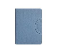 Portafolios de peso con cremallera, mango grueso, cómodo de cuero, 4 organizadores de presupuesto, organizadores personales, carpetas tipo cartera