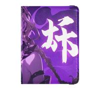 portafolios de piel para pasaporte y tarjetas de vacuna combinada de portafolios de viaje con bloqueo RFID para hombres y mujeres, impermeable, Color 16, Una talla, Moderno