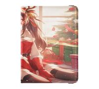 portafolios de piel para pasaporte y tarjetas de vacuna combinada de portafolios de viaje con bloqueo RFID para hombres y mujeres, impermeable, color 7, Una talla, Moderno