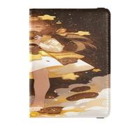portafolios de piel para pasaporte y tarjetas de vacuna combinada de portafolios de viaje con bloqueo RFID para hombres y mujeres, impermeable, Color 6, Una talla, Moderno