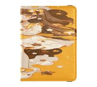 portafolios de piel para pasaporte y tarjetas de vacuna combinada de portafolios de viaje con bloqueo RFID para hombres y mujeres, impermeable, Color 4, Una talla, Moderno