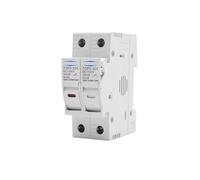 Portafusibles CC paralelo 2P de 10 x 38 mm for sistema fotovoltaico solar de alto voltaje de 1100 V TOPV-30, protector de base gpV(With Led)