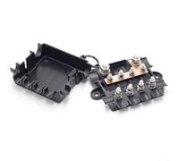 Portafusibles de audio para automóvil con protección contra sobrecarga, opciones de tipo perno 1x4 y 2x4 para sistemas eléctricos de vehículos de 12-48 V (4 AFS+1 ANM)