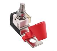 Portafusibles de batería, 100 A 58 V, soporte de batería de un solo perno, seguridad de sobrecarga, clasificación IP66, para aplicaciones marinas de camiones de autocaravanas