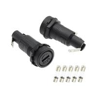 Portafusibles de chasis de montaje en Panel de H3-11, 1-3 uds., for fusibles de vidrio de 5x20mm, 10A, 250V, 5x20, resistente a altas temperaturas(2PCS,15A)