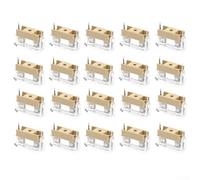 Portafusibles de placa de circuito de 5 x 20 mm, 20 unidades, base de nailon resistente al fuego, contactos de cobre, tapa transparente, asiento de fusible de fácil instalación
