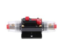 Portafusibles Disyuntor 80a 12-48v Aleación de Zinc Negro | Reinicio Manual, Protección de Sobrecorriente, Instalación Sencilla, para Rv y Sistemas Eléctricos
