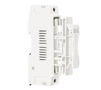 portafusibles fotovoltaico Portafusibles solar de CC, 1500 V, 1 polo, 15 A, 20 A, 25 A, enlace base for fotovoltaico GPV, carril DIN de 10 x 85 mm(20A Fuse)