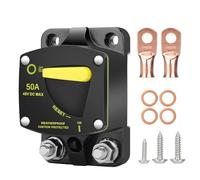 Portafusibles inversor, botón de reinicio manual - Diseño de reinicio manual del interruptor automático | Conexión rápida del motor de arrastre de arrastre conector del motor de pesca en