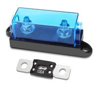 Portafusibles MEGA Porta Fusible ANM y Fusibles Coche de Alta Corriente 100A para Electrónica Automotriz Electrodomésticos Equipos Industriales