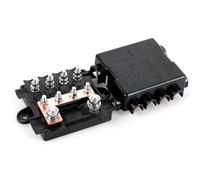 Portafusibles para 1 Mega + 4 fusibles Midi, portafusibles midi, portafusibles, portafusibles mega para circuitos altos y medianos, coche, barco, suv, camión, estilo B