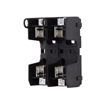 Portafusibles R/RM25060-xCR-1CR-2CR-3CR con fusible 21x76mm 250V(RRM25060 2CR black and yellow)