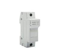 Portafusibles Solares CC 1P 32A 40A 50A 63A 14 * 51mm Con Fusible 1000V For Protección Del Sistema Solar Fotovoltaico Din De Alto Voltaje(63A Fuse,With light)