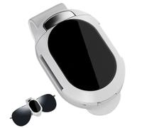 Portagafas de coche - Clip de almacenamiento para parasoles de coche - Organizador antideslizante para gafas de almacenamiento seguro, conducción segura, apto para coches, monográficos y autocaravanas