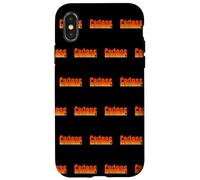 Portage, estilo retro de los años 80 de Indiana Carcasa para iPhone X/XS
