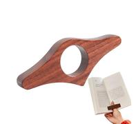 Portagina para pulgar, portapagina para pulgar, porta abrelibros de madera | Porta páginas compacto para dedos de libros, porta libros para pulgares para lectores, estudiantes, profesores