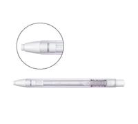 Portagomas Q-Connect con Clip y Goma Blanca 5x90 mm Transparente