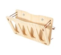 Portaheno Gran Soporte Dispensador De Comida De Madera para Jaula | Heno Para Chinchillas Para Hurón Chinchilla Hámster Animales Pequeños Apartamento Hogar Jaula