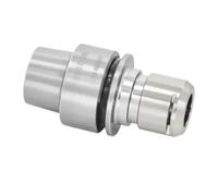 Portaherramientas CNC HSK25E HSK32E HSK40E SK10 SK16 ER11 ER16 ER25 ER32 de acero inoxidable antioxidante HSK ER SK para pinzas portaherramientas de torno(HSK32E-ER16-60L)