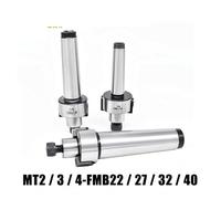 Portaherramientas cónico MT2 MT3 MT4 FMB22 FMB27 FMB32 FMB40 Adaptador de fresa frontal carcasa mandril Barra tiro Máquina CNC(MTB4-FMB22(M16))