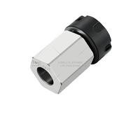 Portaherramientas cuadrado ER25 ER32 ER40, portaherramientas hexagonal de acero duro, portaherramientas cuadrado, 1 ud.(Hexagon,ER40UM)