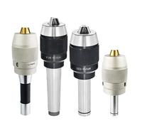 Portaherramientas de cono Morse MT2 MT3 MT4 C20 C25 C32 R8, portabrocas APU13 APU16, portabrocas de tres mordazas con autoapriete integrado CNC.(Nickel plated type,MTA4-APU16)