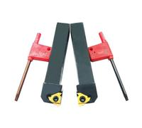 Portaherramientas de inserción indexable para torno CNC, juego de herramientas de torneado de carburo de 16 mm con SER1616H16 SEL1616H16 16ER AG60 16IR AG60, dirección de corte derecha e izquierda