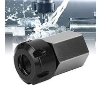 Portaherramientas de pinza hexagonal Plata Acero al carbono Portaherramientas de torno CNC de alta resistencia ER32UM Pinzas de enrutador(ER40)