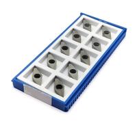 Portaherramientas de torneado exterior SVVCN de alta precisión 1616 2020 2525 H16 K16 M16 para usar con insertos indexables VCGW 1604 PCD CBN Herramienta de Torno(10PCS-VCGW160404 CBN)