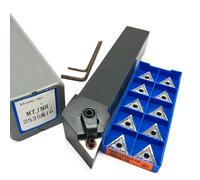 Portaherramientas de torneado externo MTJNR1616H16 MTJNR2020K16 MTJNR2525M16 TNMG160404 herramienta Metal hoja carburo Herramienta de Torno(MTJNR 2525M16-H01)