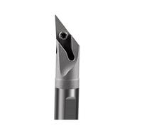 Portaherramientas de torneado interno SVJBR11 SVJBR16 herramientas de torno de carburo CNC for insertos VBMT portaherramientas de torneado 1 ud.(12Q-SVJBR11,E with Coolant)