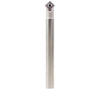 Portaherramientas de torneado, Máquina herramienta de biselado de punto fijo de 45 grados, soporte blanco, cortador de torno CNC adecuado for herramienta de torneado de hoja de carburo SPMX sin insert