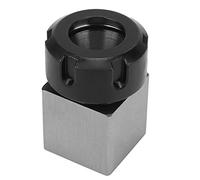 Portaherramientas de torno CNC de acero al carbono plateado de alta precisión con portabrocas cuadrado(ER40)