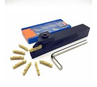 Portaherramientas de torno de CNC, 1 Uds., MGEHR/L 1010 1212 1616 2020 2525-3,0, soporte for cuchillos de diámetro exterior + 10 Uds. De hoja con ranura de MGMN300-3mm(MGEH R2525-3C)