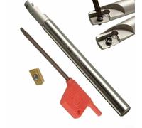 Portaherramientas de torno robusto BAP300R con hoja APMT1135PDER y llave T8 para precisión y durabilidad en mecanizado
