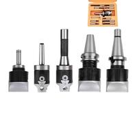 Portaherramientas F1, 50mm, 75mm, 100mm, MT2, MT3, MT4, C20, C25, R8, BT30, BT40, BT50, NT30, NT40, SK40, 1 ud.(R8(M12)-F1-12(3piece)