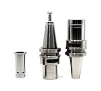 Portaherramientas hidráulico BT30 BT40 for fresas - Compatible con los modelos PHC06 PHC08 PHC10 PHC12 PHC25 PHC32， 1 unidad(BT40-PHC10-90L)