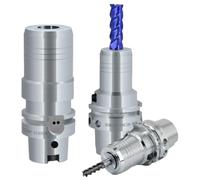 Portaherramientas hidráulico HSK63A HSK40E - Portaherramientas de precisión PHC04-20, acero 20CrMnTi, precisión de 0,003 mm-1 pieza(HSK63A-PHC12-150L)