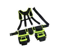 Portaherramientas impermeable de grado comercial con ganchos de aleación robustos y correas anchas para el hombro para mecánicos, bolsa de herramientas de tela Oxford reforzada